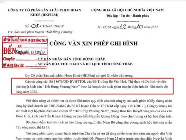 Phim - Phim ‘Đất rừng phương Nam’ không phải là phim nhà nước đặt hàng