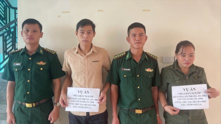 Lò Văn Sanh và Lò Thị Sầu bị bắt để điều tra về hành vi Mua bán người.