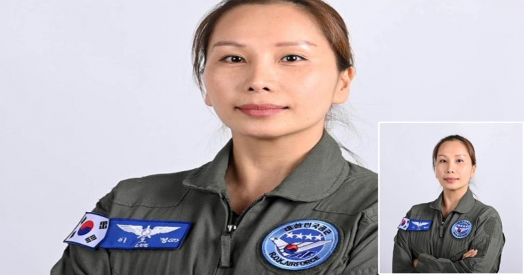 Chị Lee Ho-jeong là một trong 4 người đã được chọn làm “phi công quốc gia” của Hàn Quốc năm 2023. Ảnh: Korea Times