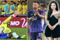 Brazil khốn khổ vì Neymar chấn thương, nguy cơ bị Argentina - Messi bỏ xa (Clip 1 phút Bóng đá 24H)