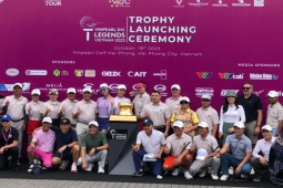 Thể thao - Hoa khôi Kim Huệ, danh thủ Hồng Sơn "khuấy đảo" giải Golf thuộc Legends Tour