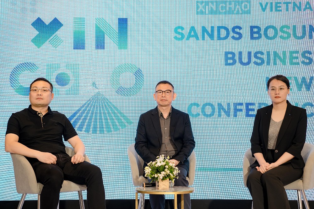 Sự kiện họp báo ra mắt thương hiệu Sands Bosum Business tại Việt Nam (Nguồn: Sands Bosum Business)