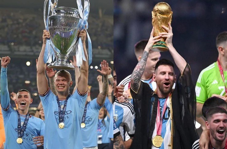 Haaland và Messi là hai ứng viên nặng ký cho&nbsp;Quả bóng vàng 2023 sắp được công bố