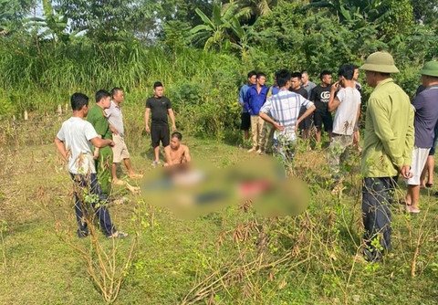 Thi thể của 2 học sinh trong vụ đuối nước (ảnh CTV)