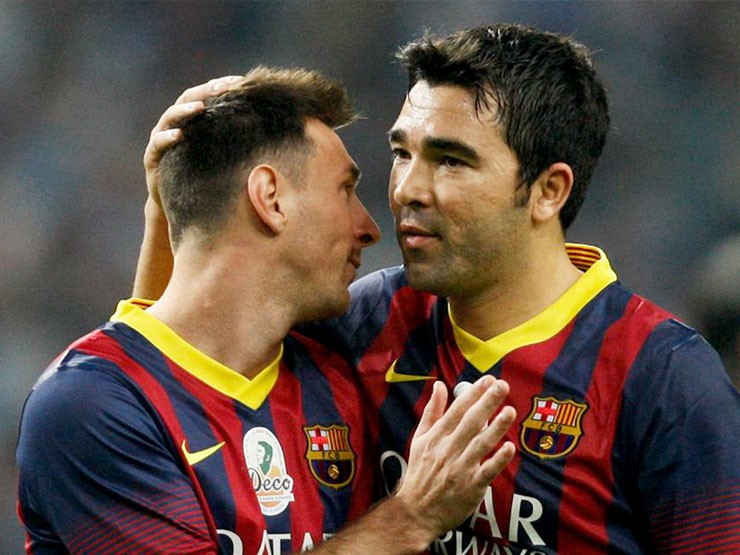 Deco từng là đồng đội của Messi ở Barcelona
