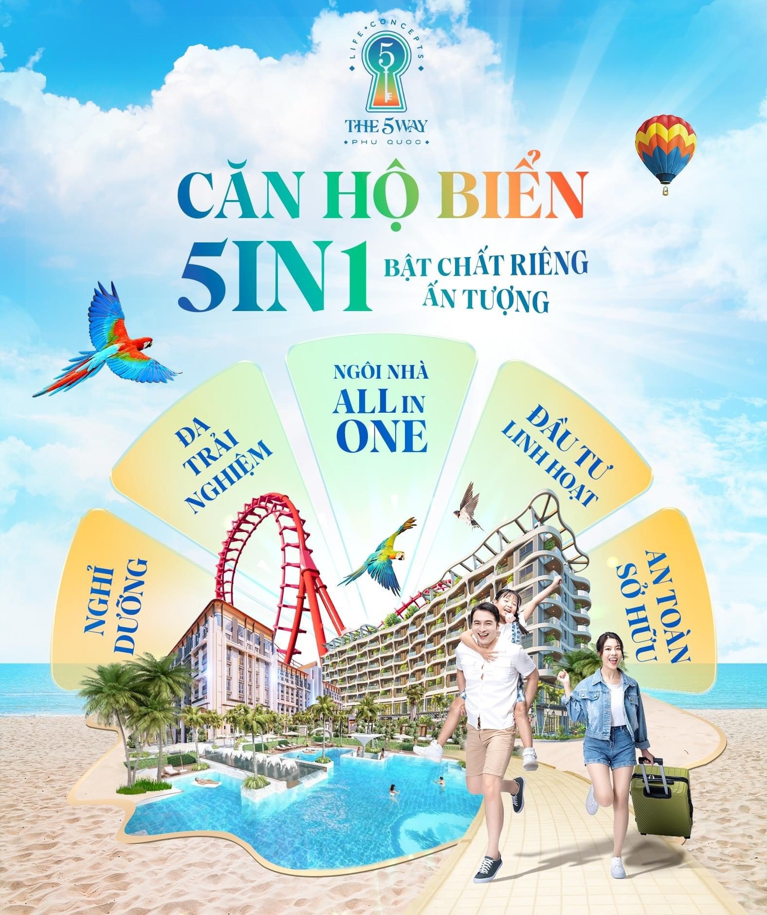 The 5Way Phú Quốc - Căn hộ “5 in 1”
