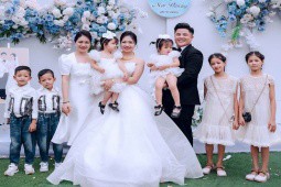 Gia đình “3 đời sinh đôi” ở Nghệ An, cặp nào cũng giống nhau như đúc