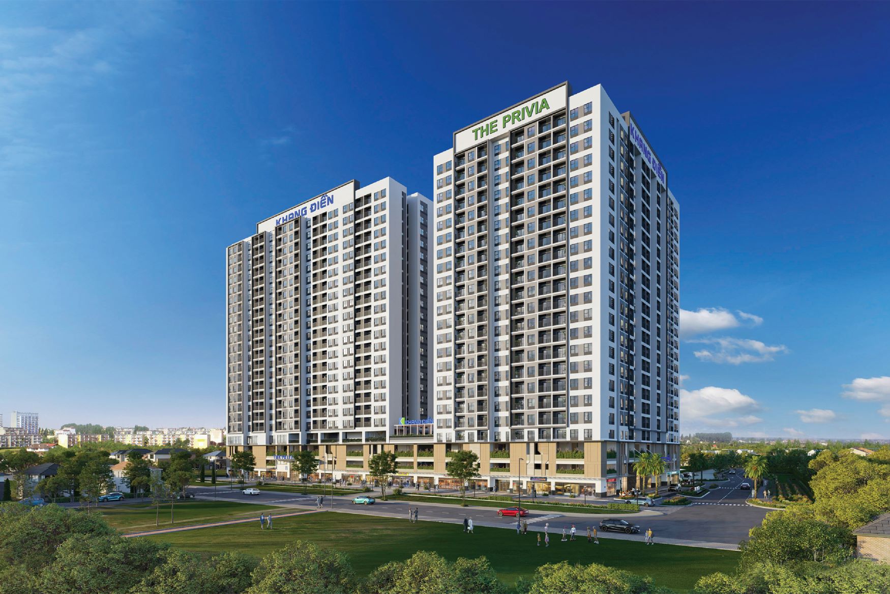 Căn hộ The Privia được ví như “viên ngọc xanh” giữa lòng Sài thành là sản phẩm tâm huyết của Tập đoàn Khang Điền tại khu Tây TP.HCM
