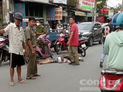 Hiện trường vụ việc.