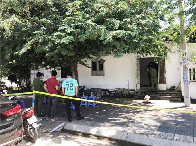 Cơ quan điều tra phong toả hiện trường để điều tra