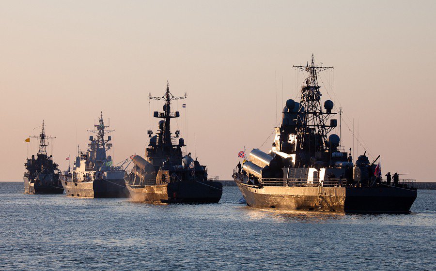 Hạm đội trên biển Baltic của Nga (ảnh: RT)