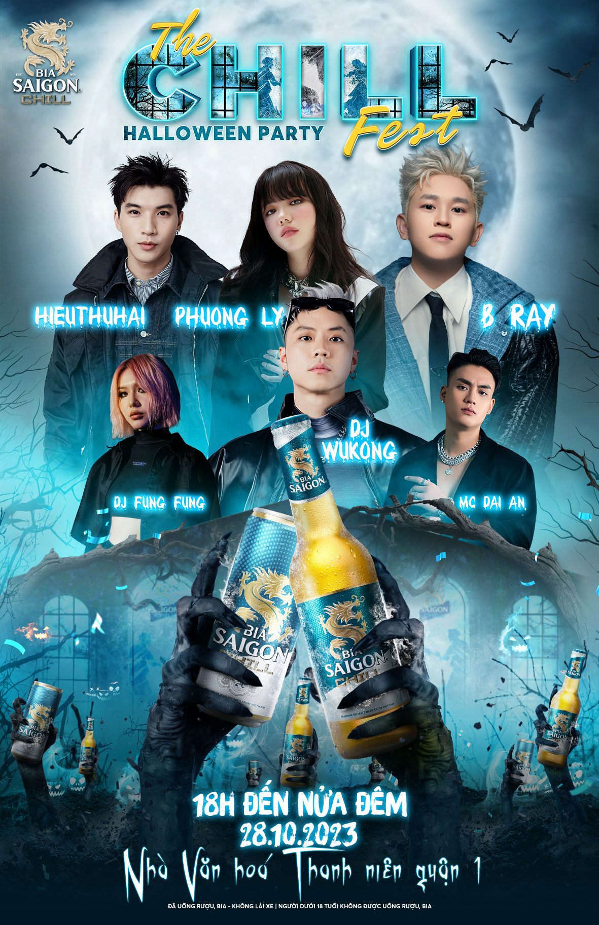 The Chill Fest - đêm dạ tiệc đậm sắc màu Halloween giữa lòng Sài Gòn.