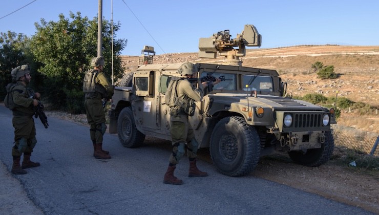 Binh sĩ Israel phòng thủ ở khu vực biên giới phía bắc giáp Lebanon.