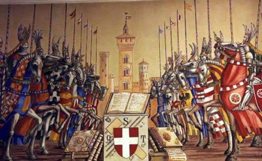 Thời Trung cổ, thành Modena và thành Bologna ở Italia có mối thù kéo dài hàng thế kỷ (tranh: War History Online)