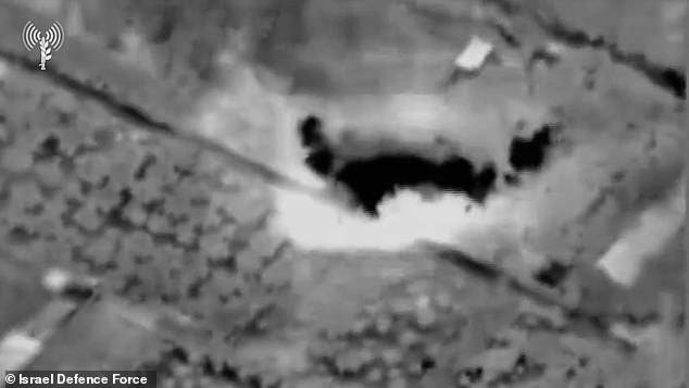 Video về cuộc tập kích được quân đội Israel công bố ngày 22/10.