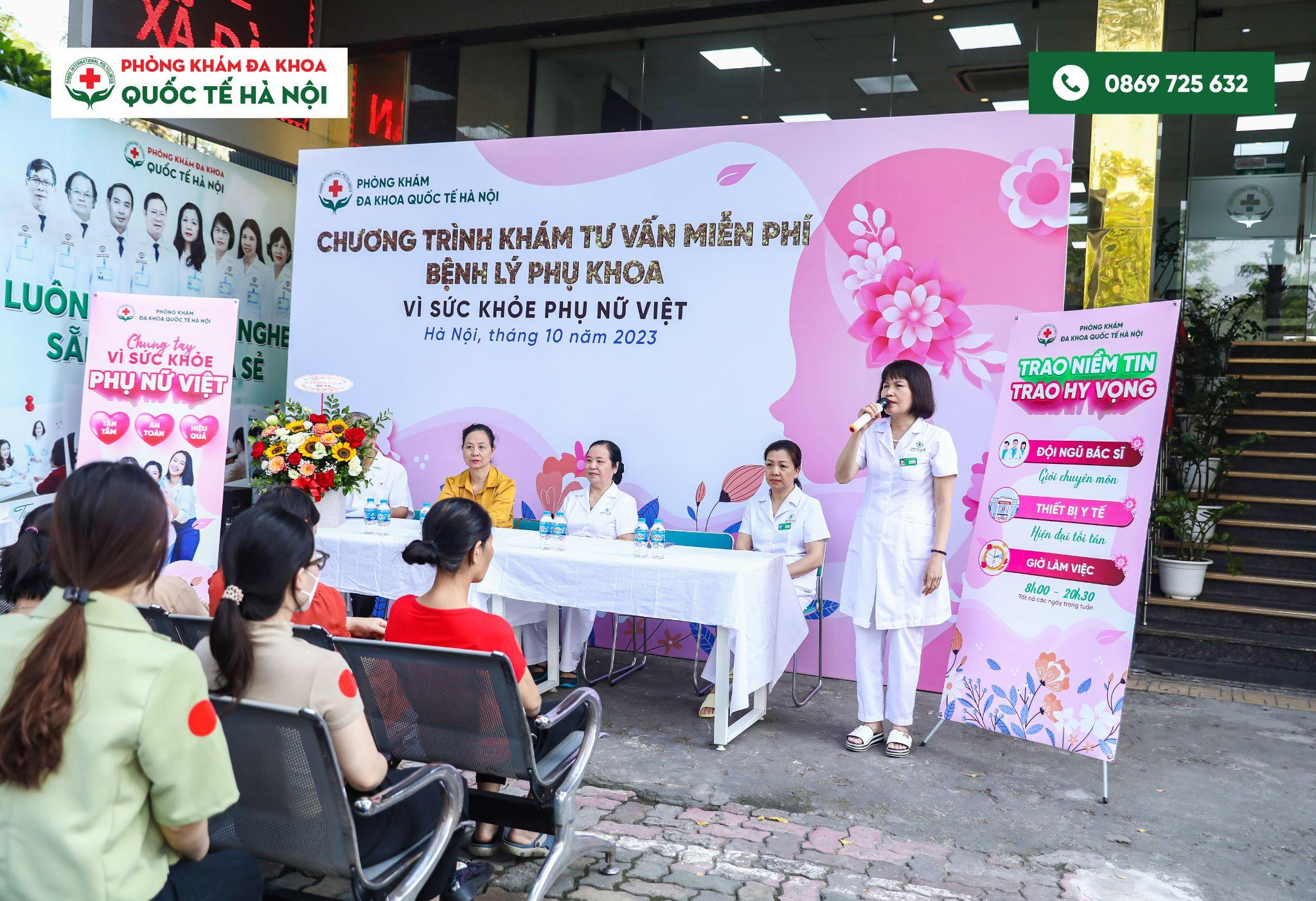 Khám phụ khoa miễn phí – hoạt động nhân văn thiết thực tại phường Kim Liên, Hà Nội - 1