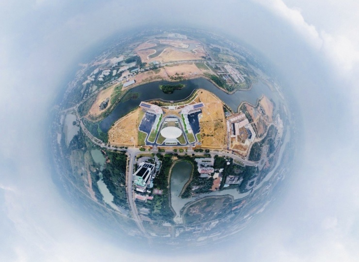 Sau gần 3 năm thi công, cơ sở mới của Trung tâm Đổi mới sáng tạo quốc gia tọa lạc tại Khu công nghệ cao Hòa Lạc sẽ được khánh thành vào 28/10 tới đây.