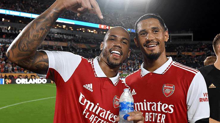 Mùa trước cặp Gabriel - Saliba đã suýt giúp Arsenal vô địch Premier League trước khi Saliba chấn thương