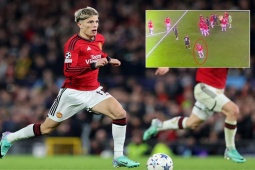 Bóng đá - Tranh cãi Garnacho bị tố "chơi chiêu" giúp Onana lập công, MU hú vía