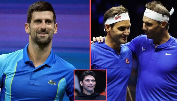 Djokovic (trái) được đánh giá cao hơn so với hai đồng nghiệp Federer, Nadal
