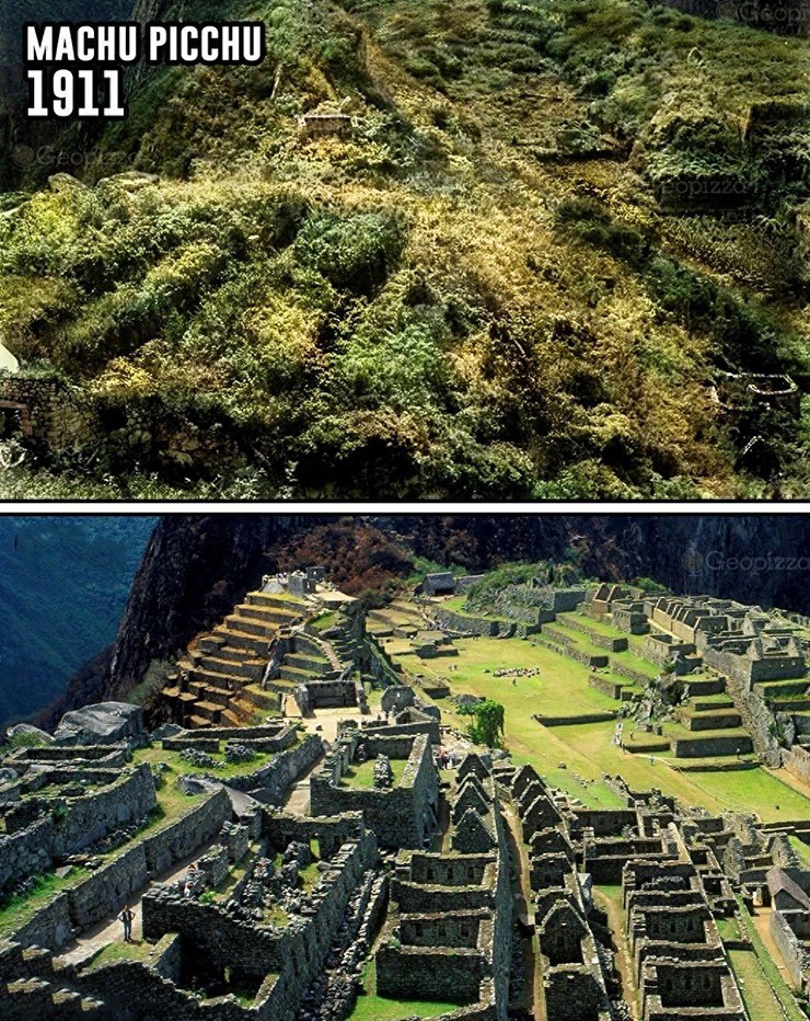 Năm 1911, nhà thám hiểm người Mỹ Hiram Bingham đã phát hiện ra Machu Picchu, tàn tích của Đế chế Inca trên dãy Andes thuộc Peru. Trước đó người Tây Ban Nha đã phải mất hàng trăm năm mới tìm được một phần tàn tích đã thất lạc của thành phố cổ Inca này.
