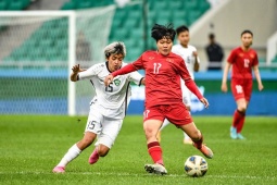 Bóng đá - Video bóng đá ĐT nữ Việt Nam - Uzbekistan: Cột dọc rung chuyển, phung phí cơ hội (Vòng loại Olympic)