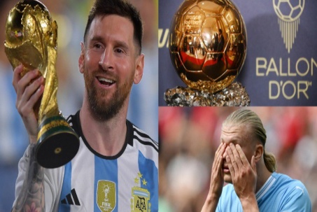 Sắp trao Quả bóng vàng 2023: Tranh cãi trao cho Messi sẽ là "bê bối", Haaland được ủng hộ