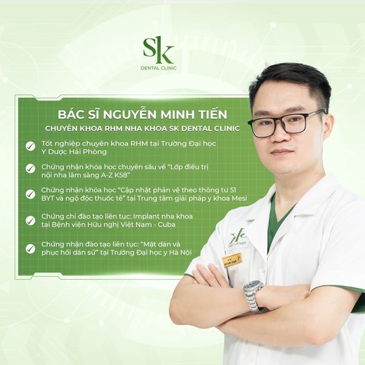 Bác sĩ Nguyễn Minh Tiến sở hữu nhiều chứng chỉ chuyên môn