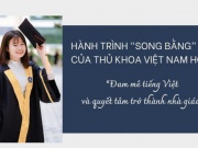 Bạn trẻ - Cuộc sống - Hành trình song bằng của thủ khoa Việt Nam học: 'Đam mê tiếng Việt và quyết tâm trở thành nhà giáo'