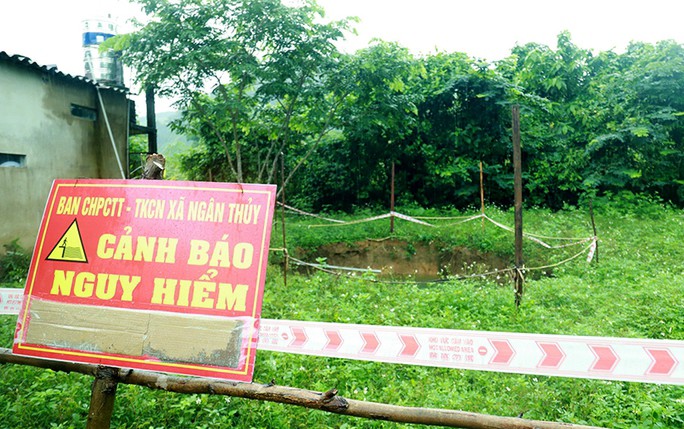 Khu vực này đã được khoanh vùng cảnh báo nguy hiểm