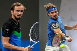 Medvedev hóa giải “tiểu Federer“, Tsitsipas đôi công trên lưới nghẹt thở