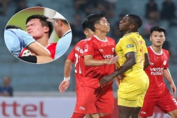 Bóng đá - Những cái đầu nóng trận Viettel - Thanh Hóa: "Mưa thẻ phạt", Hoàng Đức rời sân bằng cáng