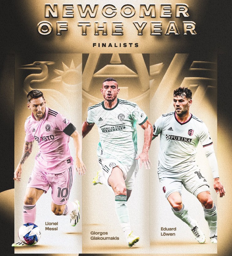 Messi được đề cử giải thưởng "Tân binh xuất sắc nhất năm" của MLS