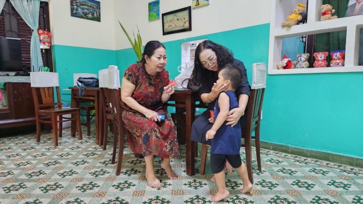 Hiện tại, bé T vẫn được chăm sóc tại Làng trẻ em SOS ở quận Gò Vấp. Ảnh: SONG MAI