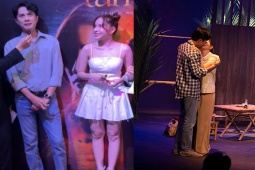 Giải trí - Diễn viên Khả Như hôn Huỳnh Phương say đắm, phản ứng khi đồng nghiệp "ghép đôi"