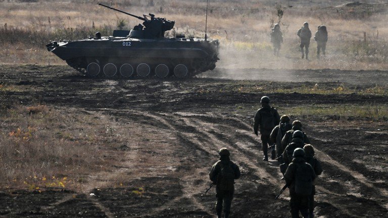 Các lực lượng Nga tham gia chiến đấu ở Ukraine.