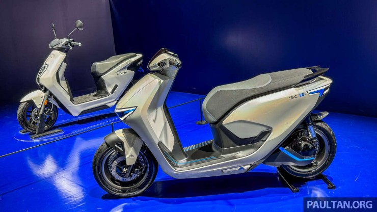 Honda giới thiệu SCe - xe máy điện mang bóng hình Spacy - 1