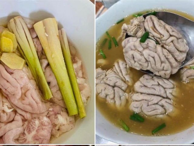 Ẩm thực - Óc heo, tủy heo có phải là thức ăn bổ dưỡng như lời đồn?