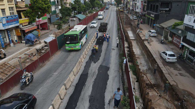 Dự án hạ cốt mở rộng đường đê Âu Cơ tiếp tục rào chắn để thi công