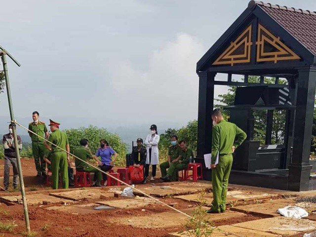 Công an đã khai quật tử thi tranh chấp ở Đắk Nông