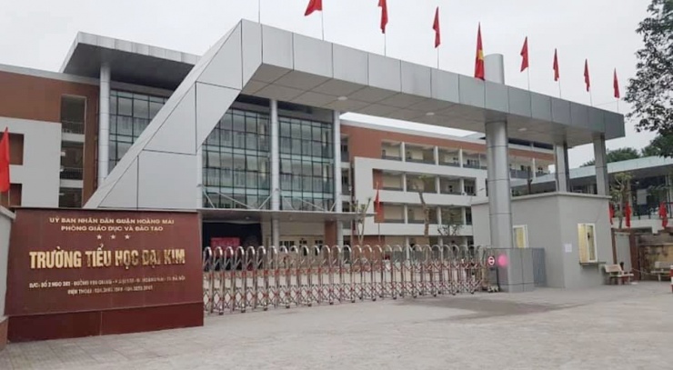 Trường Tiểu học Đại Kim, quận Hoàng Mai, Hà Nội. Ảnh: FPNT