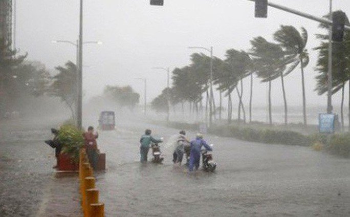 Mưa lớn từ Hà Tĩnh đến Phú Yên, đe doạ ngập lụt. Ảnh: VGP