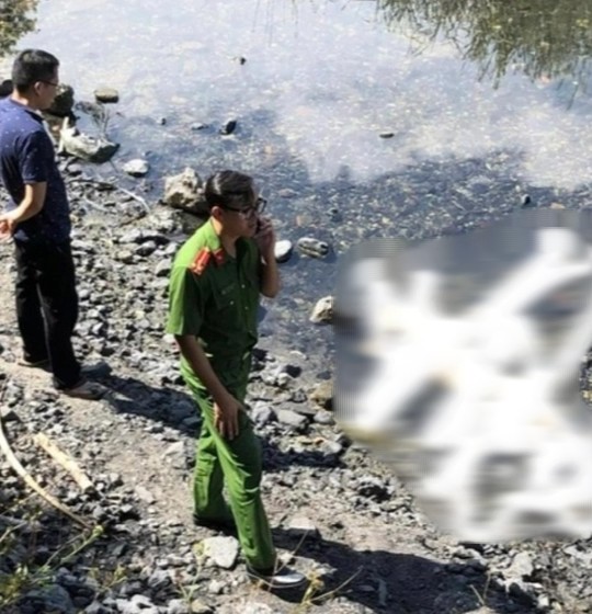 Hiện trường nơi phát hiện thi thể người đàn ông