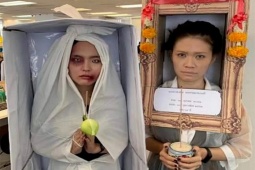 Tranh vui - "Cười như điên" với loạt hóa trang Halloween cực hài