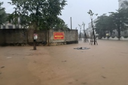 Tin tức trong ngày - Phố biến thành "sông", nhiều tuyến đường bị tê liệt sau mưa