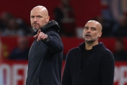 Bóng đá - MU thua đau Man City: Ten Hag vẫn tin "Quỷ đỏ" tiến bộ, Pep bác bỏ đội nhà thắng dễ