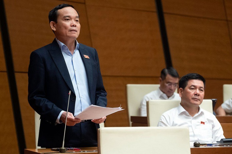 Phó Thủ tướng Trần Lưu Quang phát biểu giải trình tại phiên thảo luận. Ảnh: PHẠM THẮNG