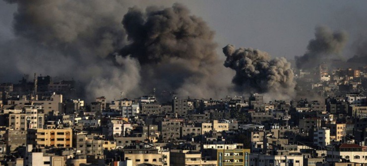 Dải Gaza vẫn đang hứng không kích ngày đêm. Ảnh: WHO