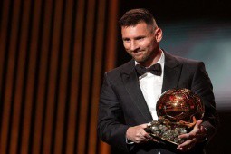 Trực tiếp trao giải Quả bóng vàng 2023: Messi được vinh danh vô cùng rực rỡ