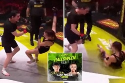 Thể thao - Giật mình MMA: "Mẹ chồng hờ" 50 tuổi knock-out bạn gái cũ của con trai